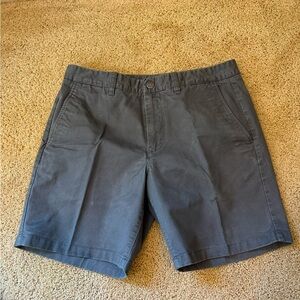 Eddie Bauer Gray Flat Front Shorts